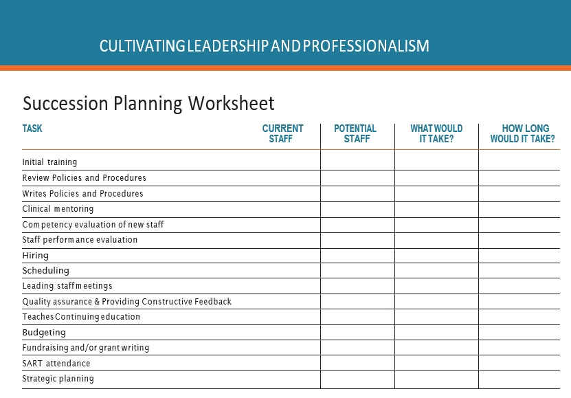 free succession planning template 4