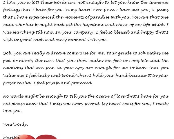 i love you letters for him from the heart