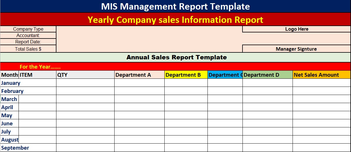 Mis Report Format In Excel 4 Best Documents Free Download