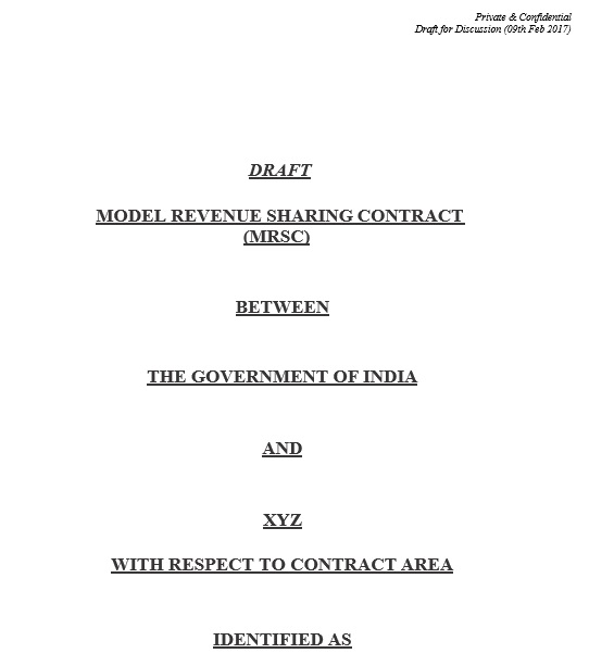 model revenue sharing contract template