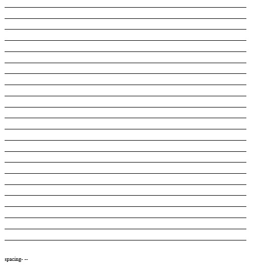 printable lined paper template 11