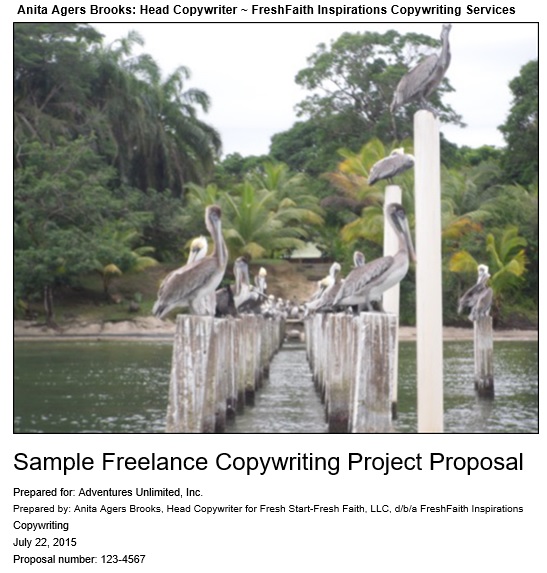 sample freelancer copywriting project proposal