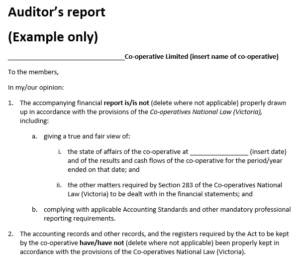 free audit report template 10
