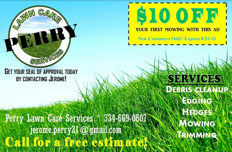 free lawn care flyer template 4