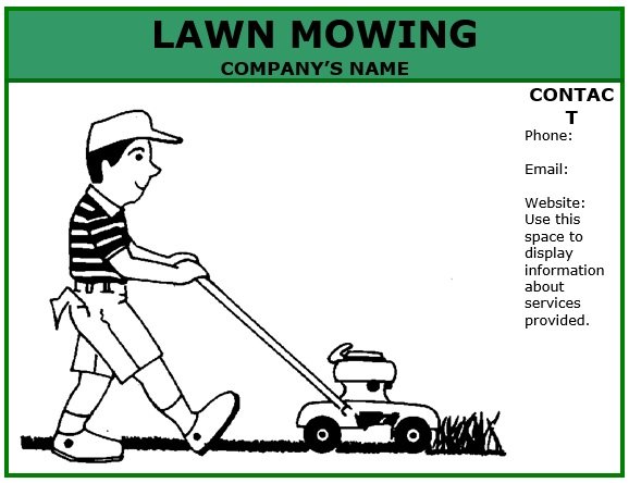 15 Free Lawn Care Flyer Templates Word PDF Best Collections