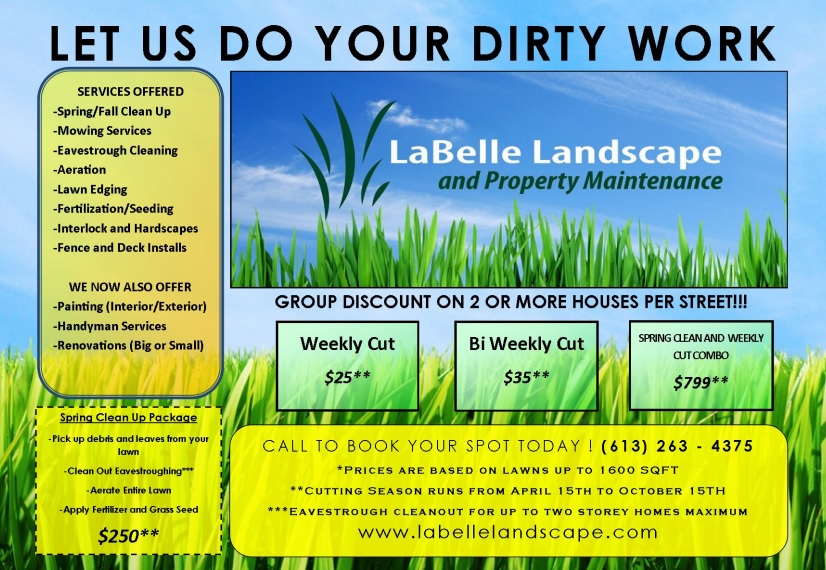 free lawn care flyer template