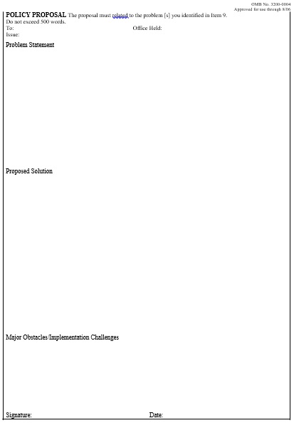 free policy proposal template 5