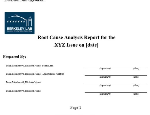 free root cause analysis template