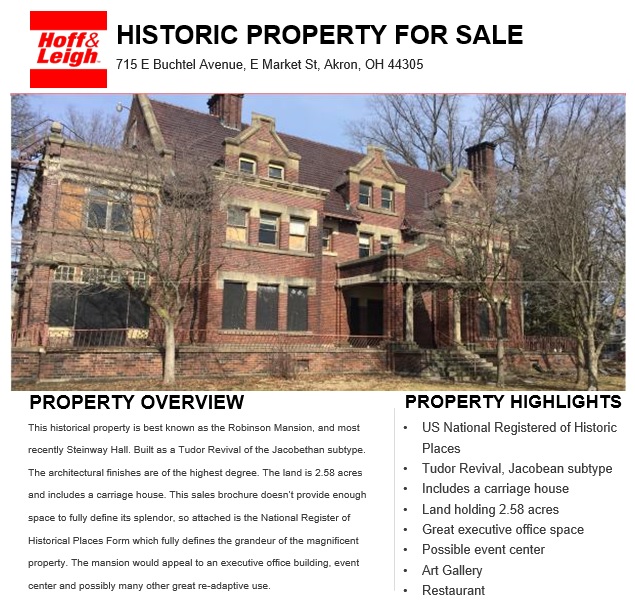 historic property for sale flyer template
