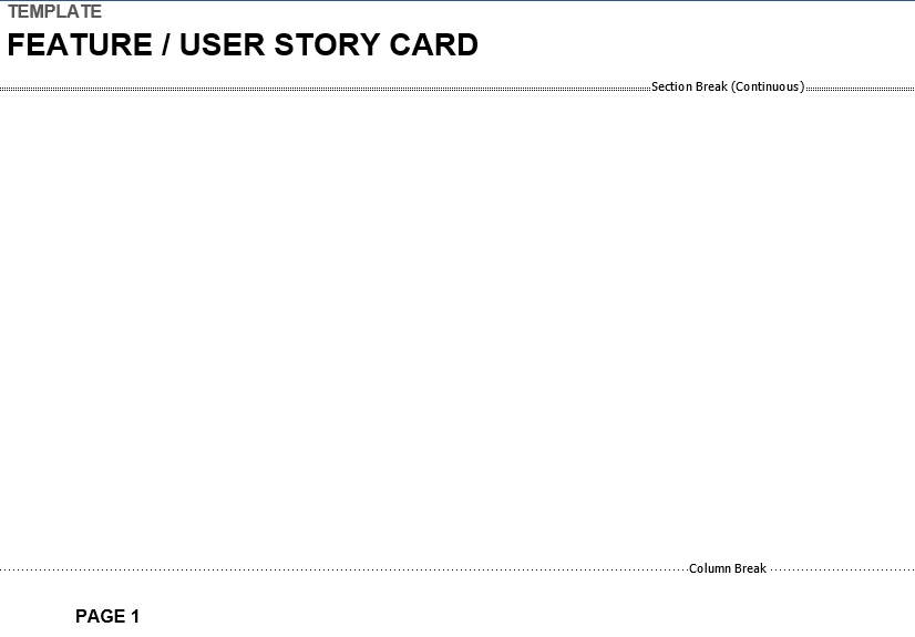 user story card template
