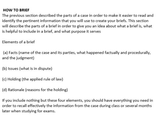 free case brief template 20