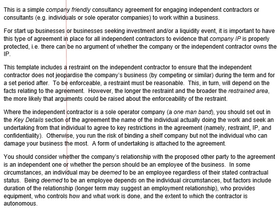 free independent contractor agreement template 9