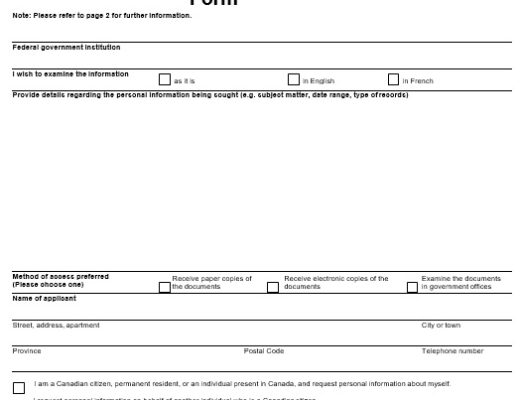 free personal information form 7
