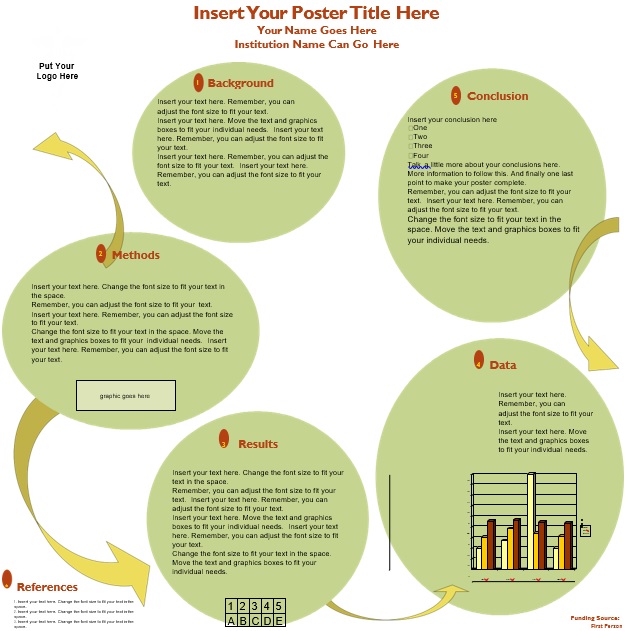 free research poster template 4