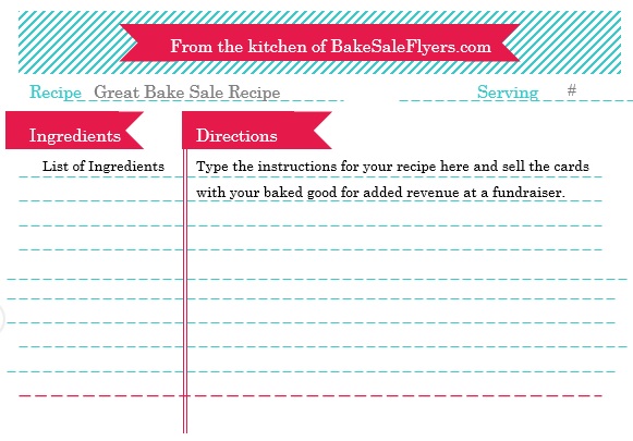printable recipe book template 14