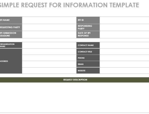 simple request for information template