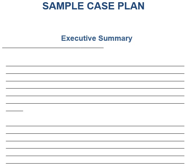 blank business case template