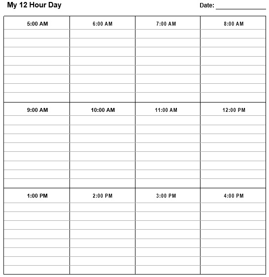 dupont schedule template