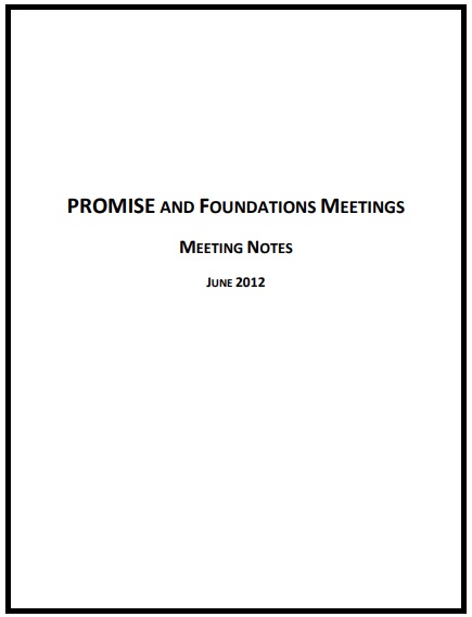 foundation meeting notes template