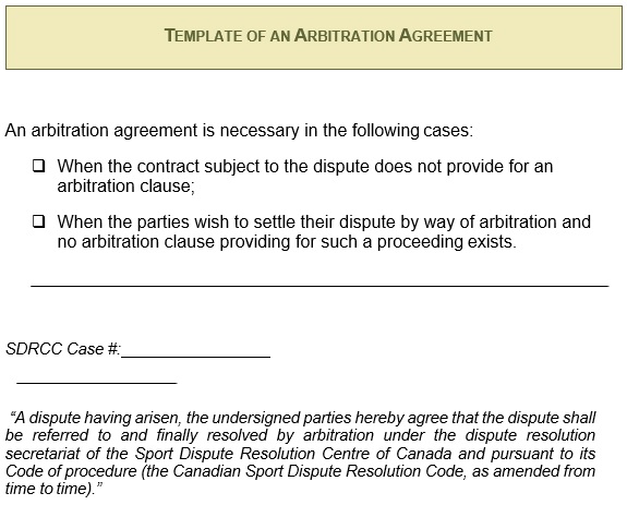 free arbitration agreement template 4