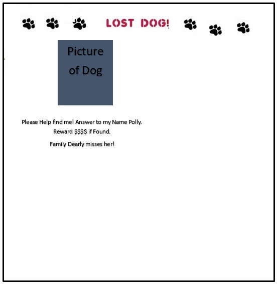 free lost pet flyer 7