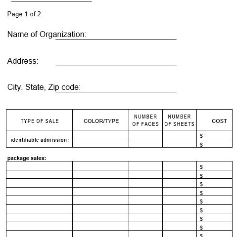 free price sheet template 10