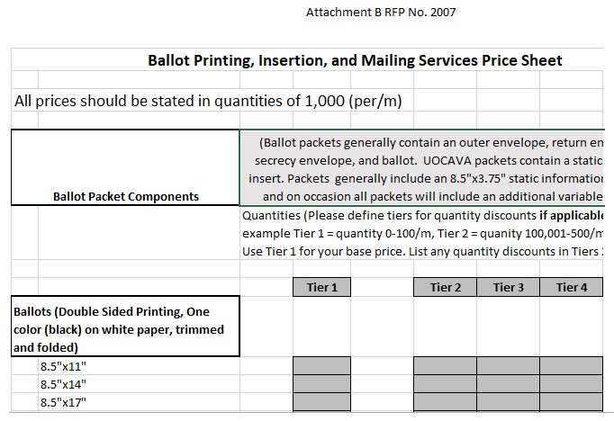 free price sheet template 3