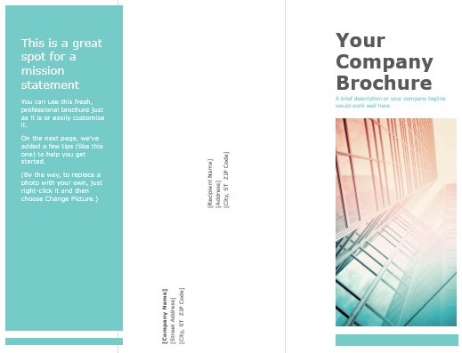 printable brochure template 4