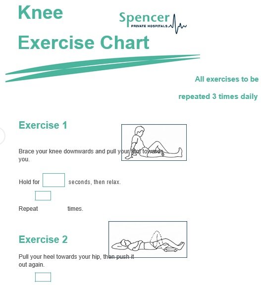 printable exercise chart 8