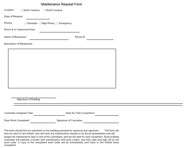 free maintenance request form 3