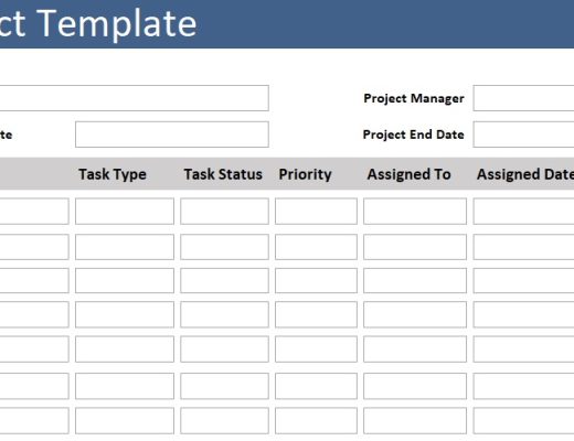 free multiple project tracking template 12