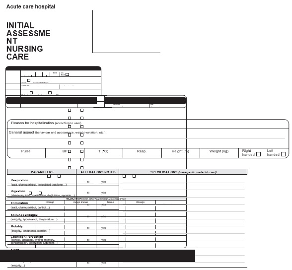 printable nursing assessment form 5
