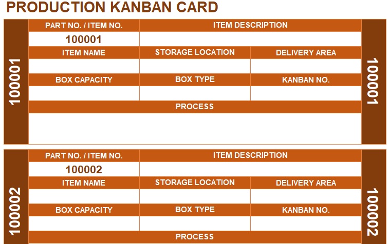 production kanban card template