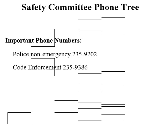safety committee phone tree template