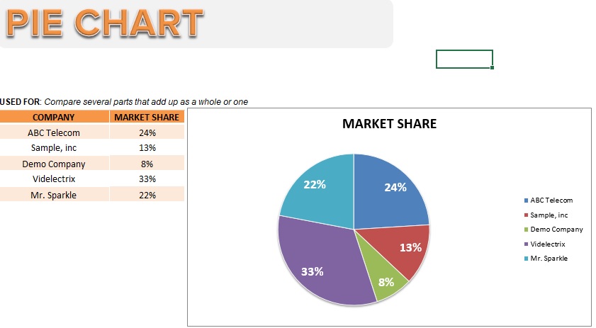 free pie chart template 15