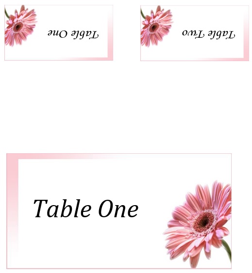free printable table tent template