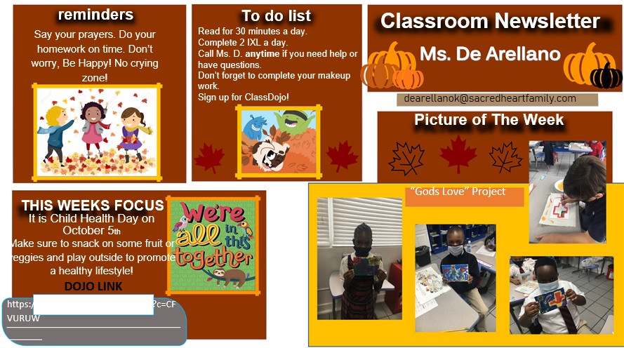 printable classroom newsletter template 5