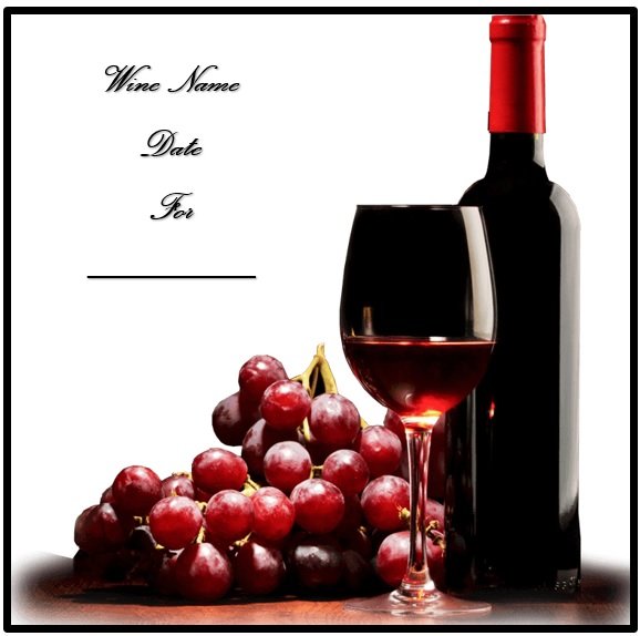 printable wine label template 7