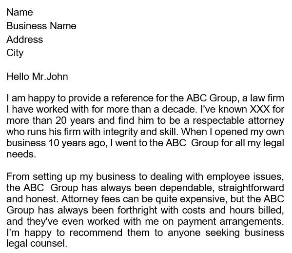 professional business reference letter 4