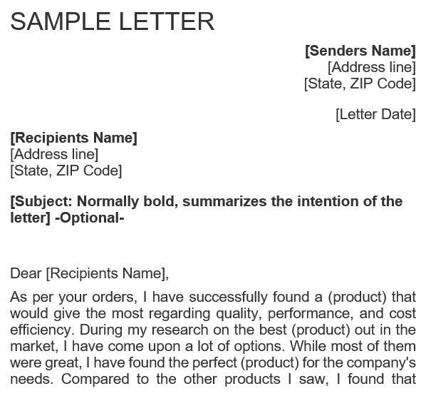 professional business reference letter example