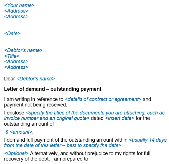 strong demand letter for payment 2