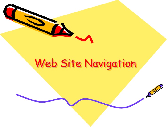 website navigation template
