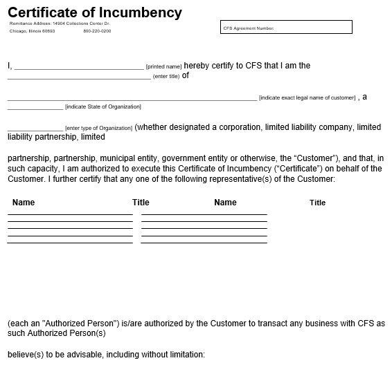 free certificate of incumbency template 12