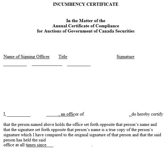 free certificate of incumbency template 13