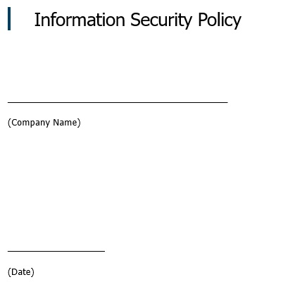 free information security policy template 3