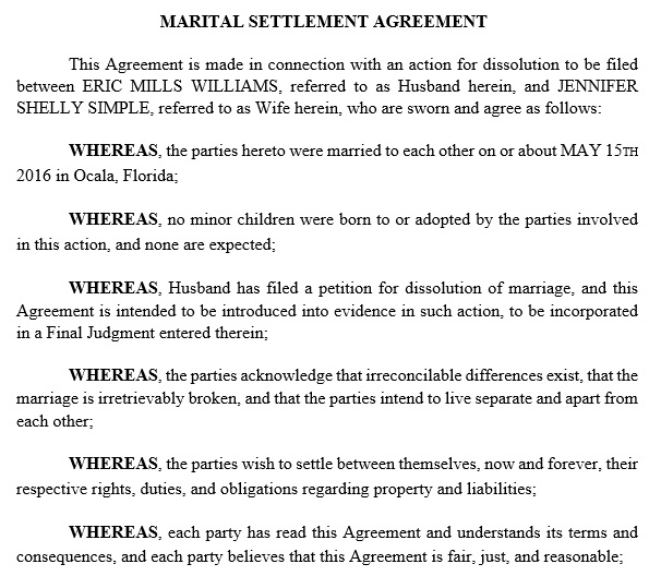 free marital settlement agreement template 14