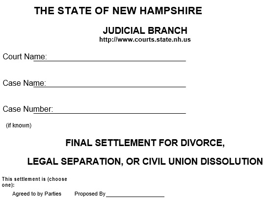 free marital settlement agreement template 3