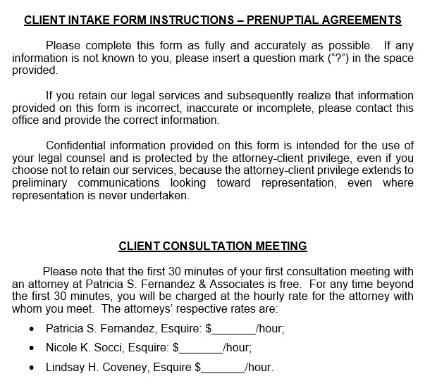 free prenuptial agreement template
