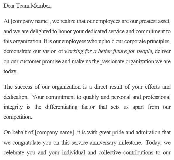 printable employee recognition letter 10