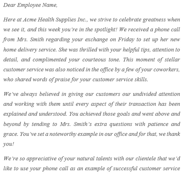 printable employee recognition letter 6